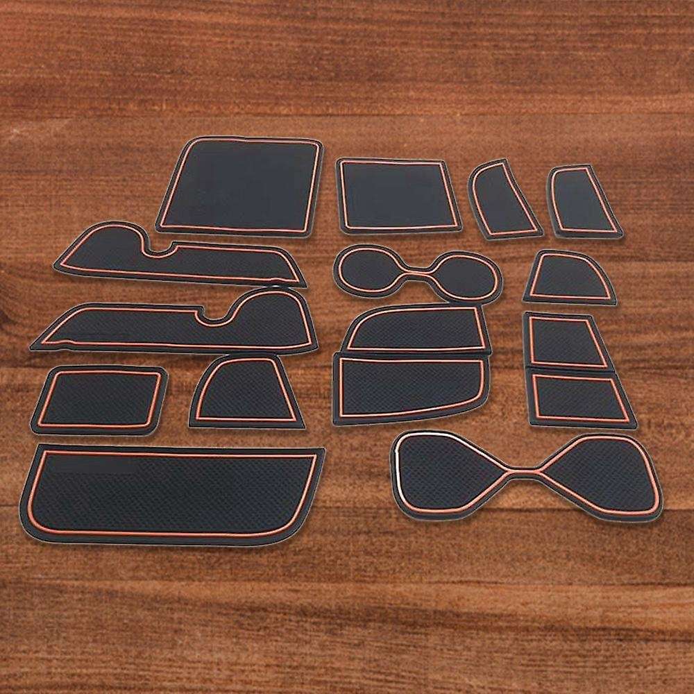 15Pcs Gate Slot Pad Compatible Honda HRV HR-V Vezel 2021 2022 Accessories
