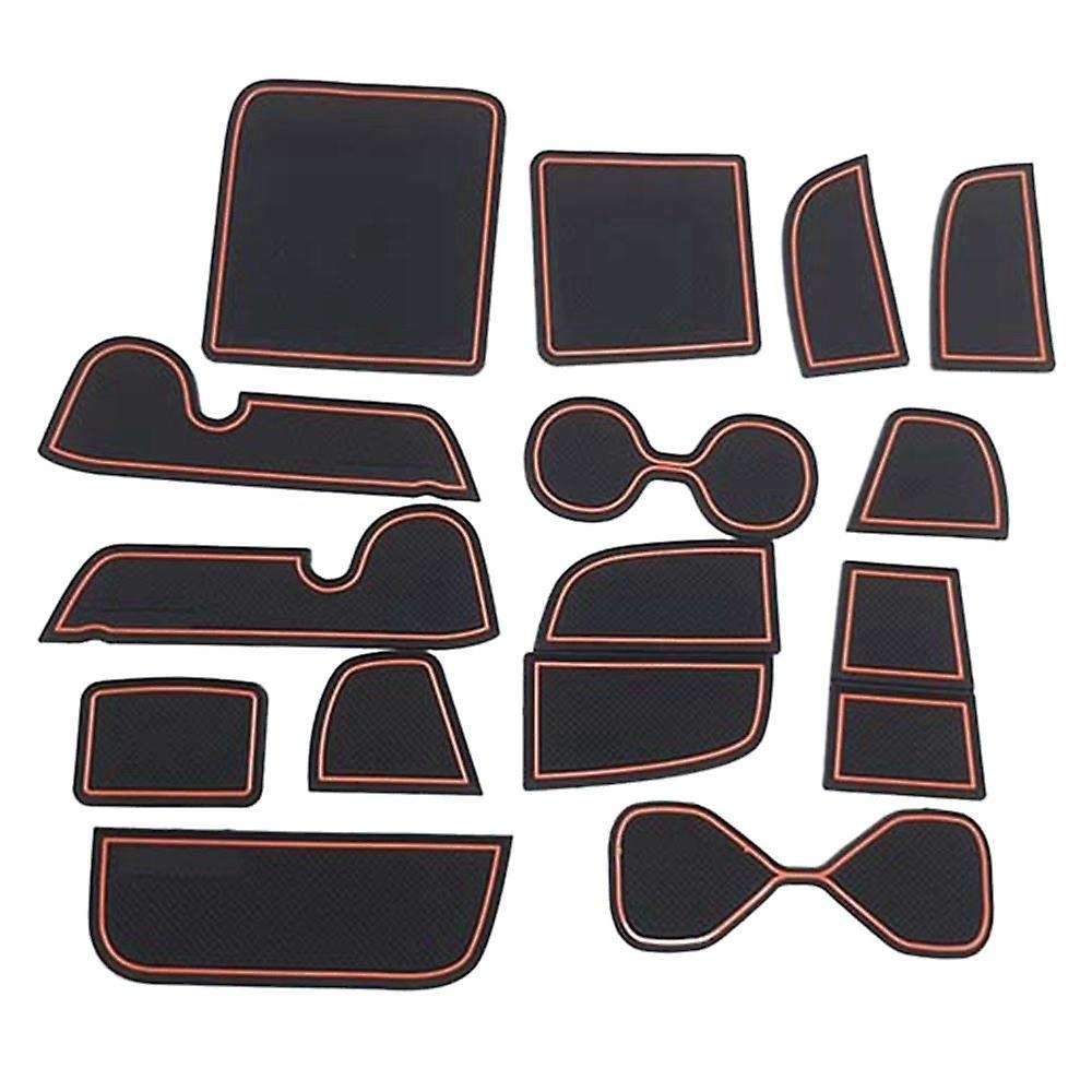 15Pcs Gate Slot Pad Compatible Honda HRV HR-V Vezel 2021 2022 Accessories
