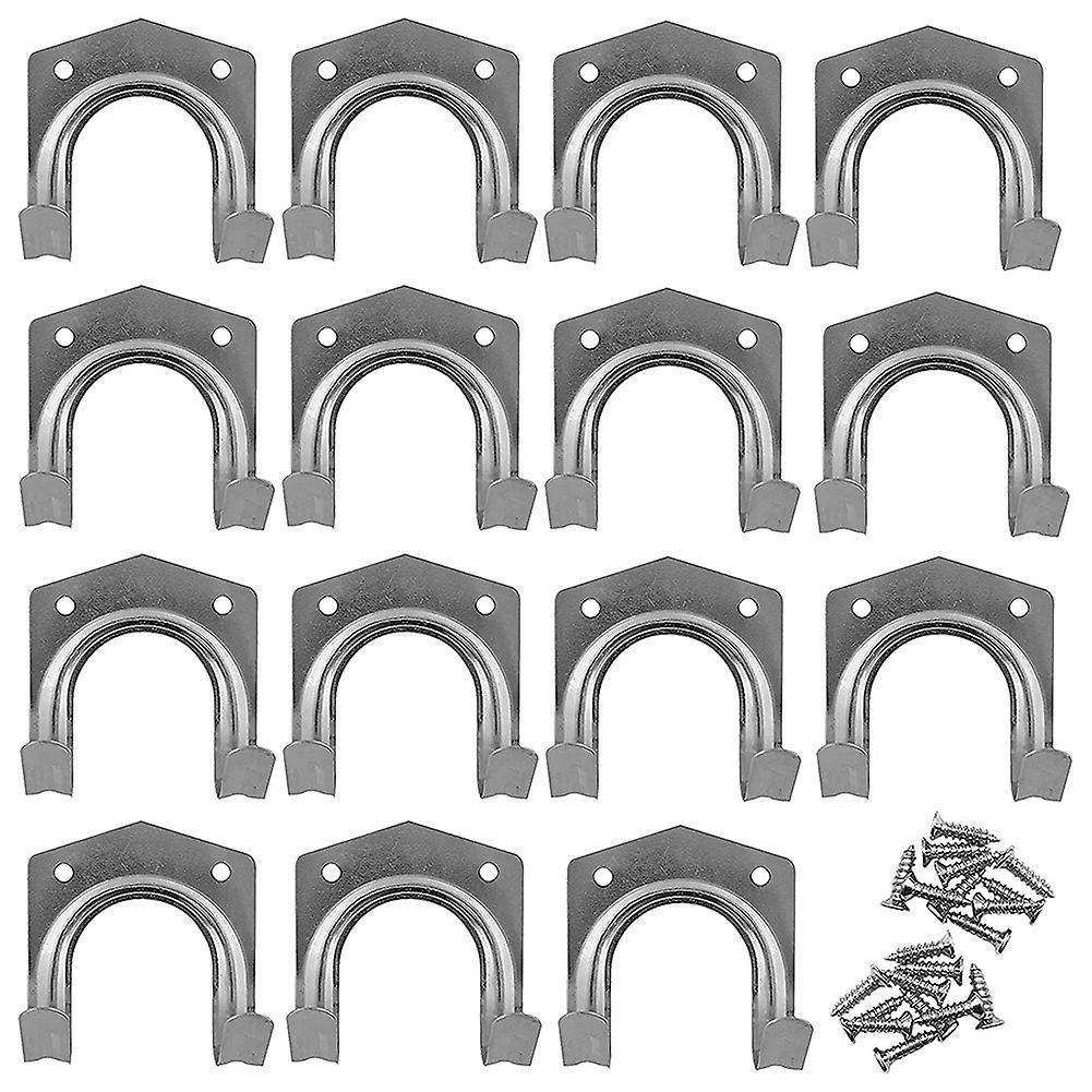15Pk Tool Hooks for Shed Heavy Duty Garage Hooks Shed Hooks for Garden Tools Garage and Garden Tool
