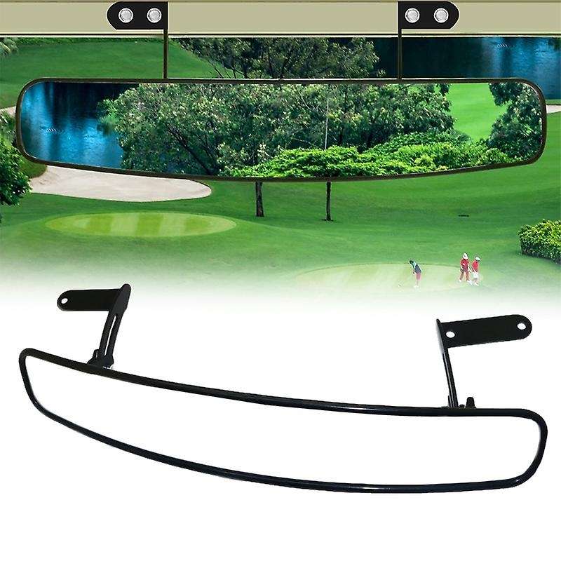 16.5 Inch Universal Wide Rear View Convex Golf Cart Mirror for EZ Go, Club Car, ,180 Degree Extra Wi