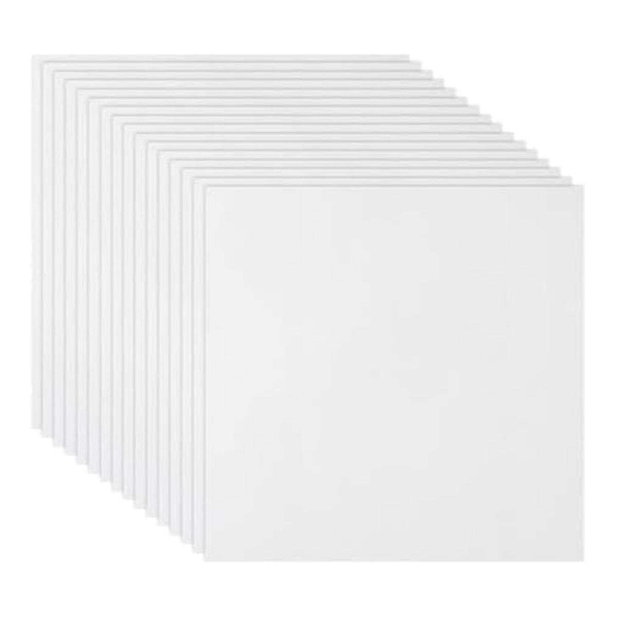 16Pcs Ceramic Fiber PapersMicrowave Ceramic Paper Insulation Gasket Paper Fireproof Microwave Kiln P