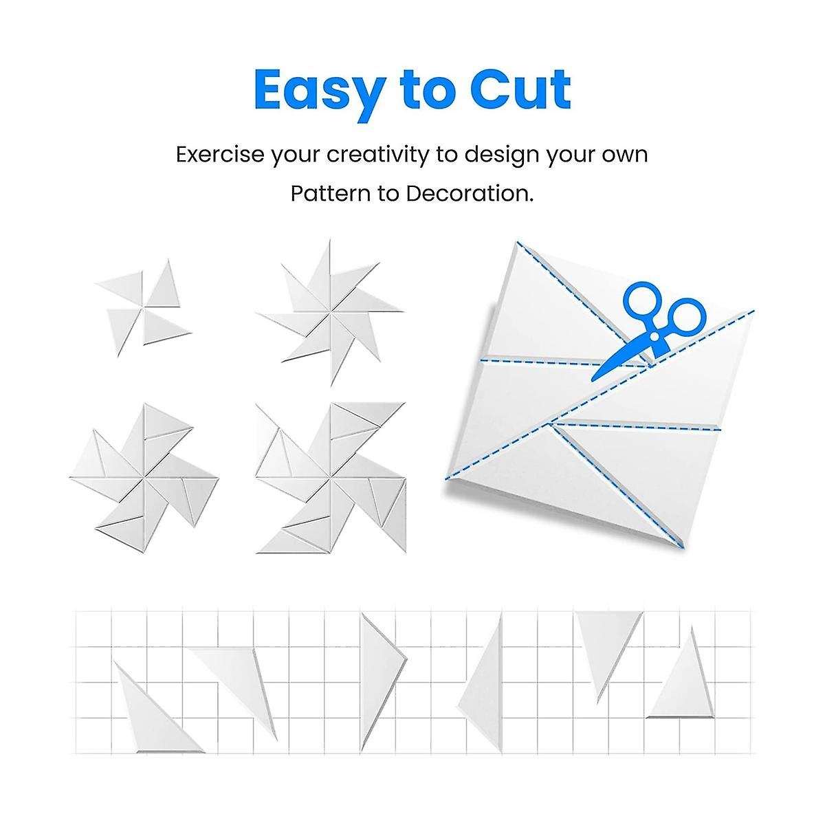 16pcs Self-adhesive Acoustic Panels,square Sound Proof Foam Panels,12x12x0.4in High Density Soundpr