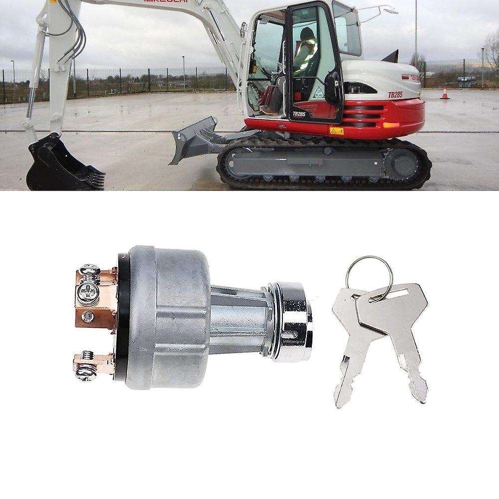 1700100023 1700100052 H806 Ignition Switch with 2 for Takeuchi Excavator Digger Ignition Switch Loc