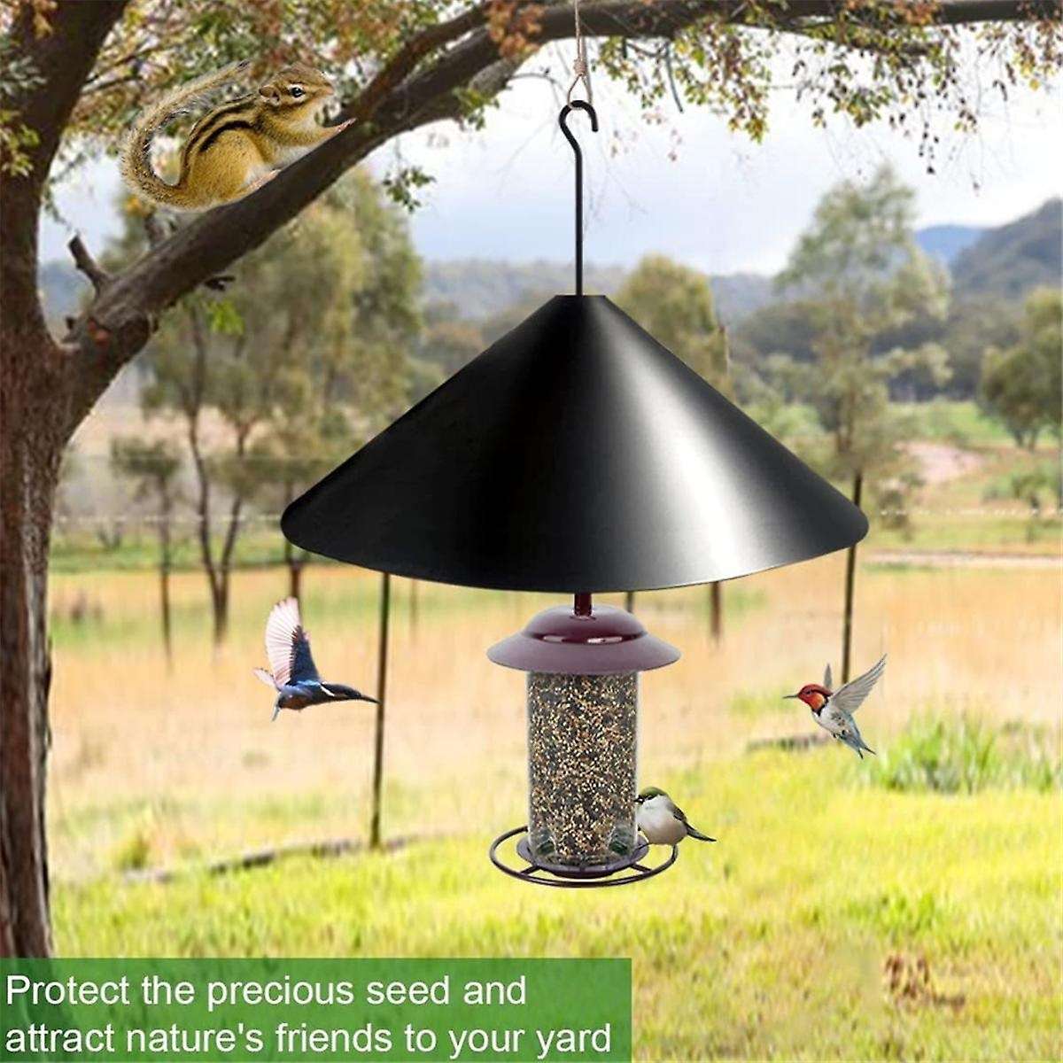 18in Loose Rat Guard for Bird Feeder Pole,outer Pole Mount Plug Bird Feeder Protective Cover,for Out