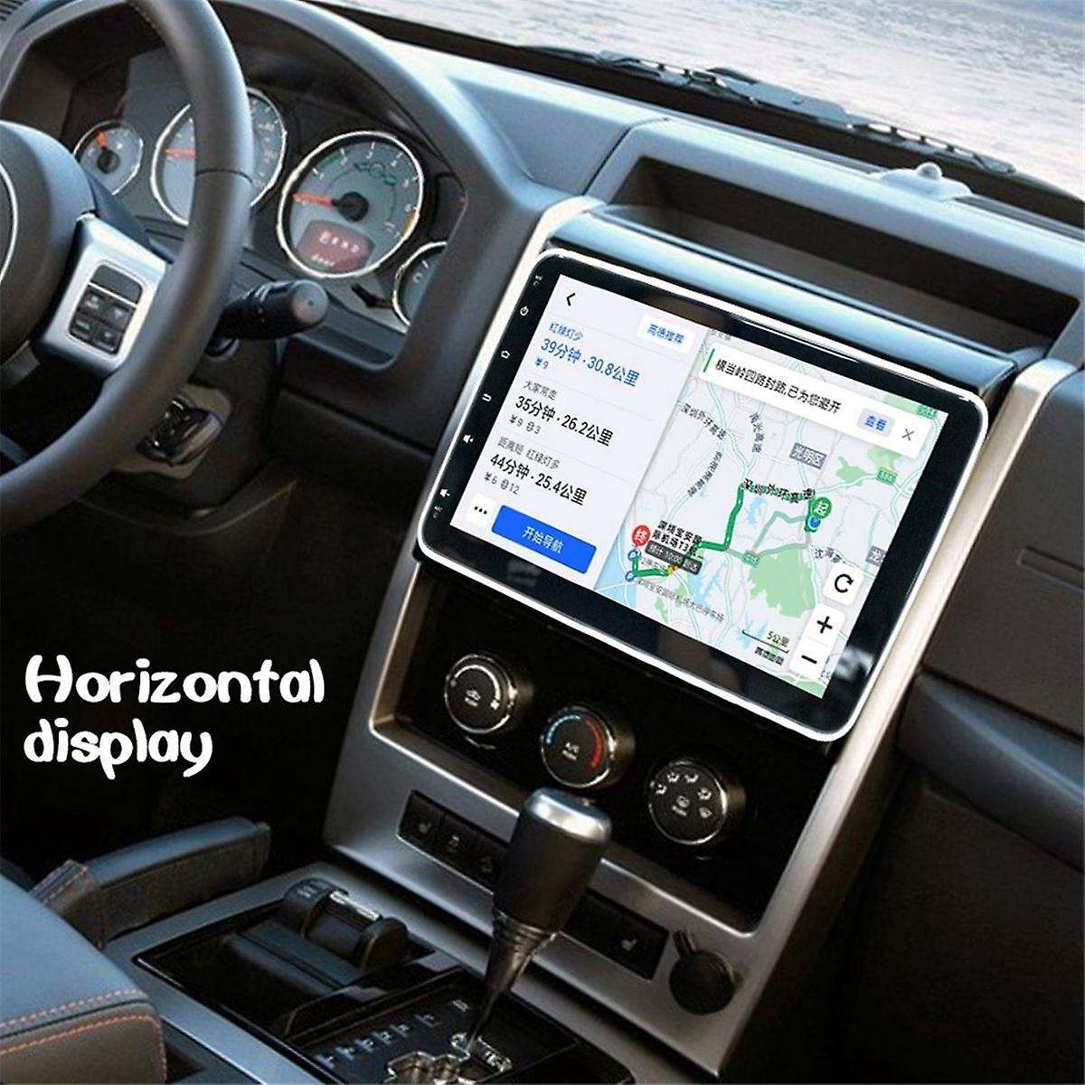 1Din Adjustable Rotatable Screen 2G+64G Car Multimedia Player 10.1Inch Android 13 Wireless CarPlay A