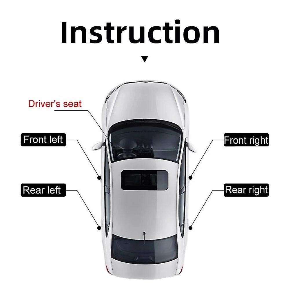 1k8837879 5kd837879 Front Left Door Handle Lock Cylinder Cover for Golf 6 Black