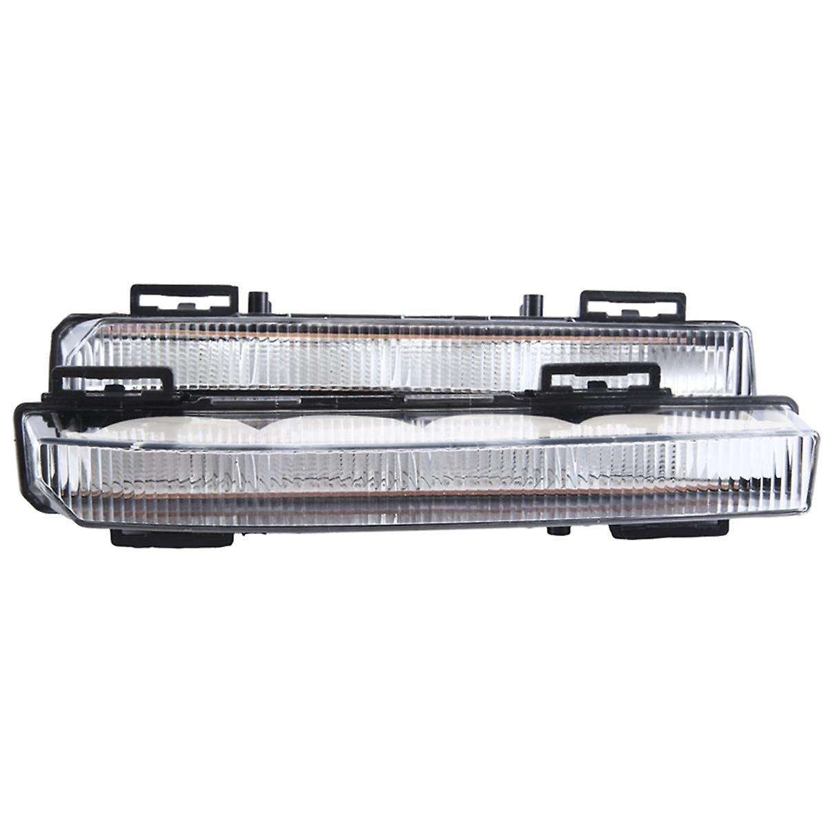 1pair Car Daytime Running Light(lh+rh)2049064802 2049064902 Front Bumper Light for - C-class W204 S2