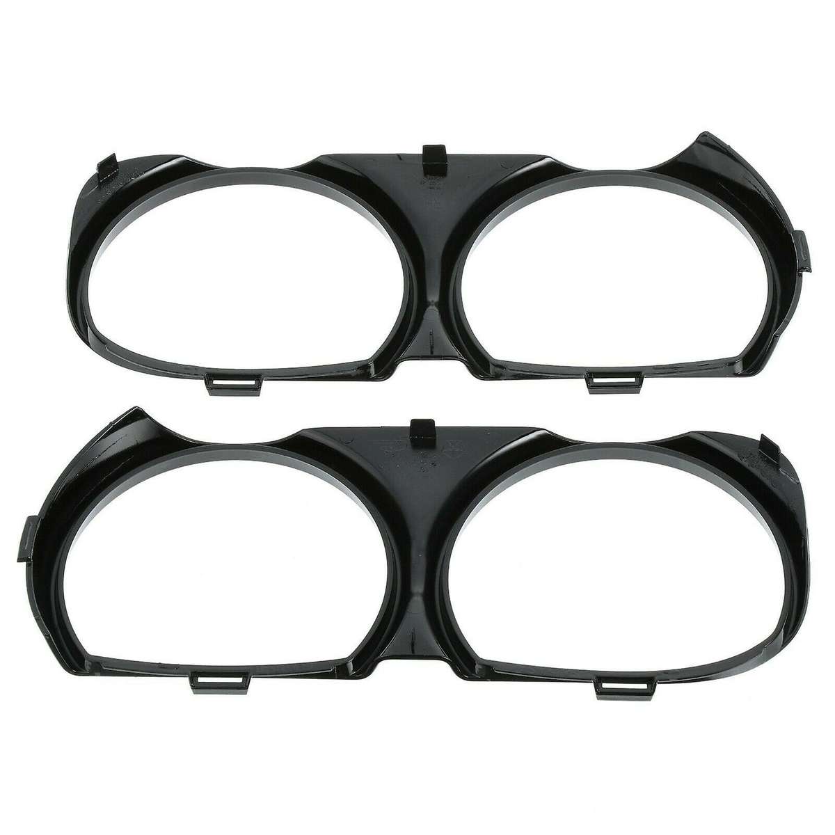 1Pair for Front Headlight Lamp Bezel Trim Right & Left 68259053AB 68259052AB Black