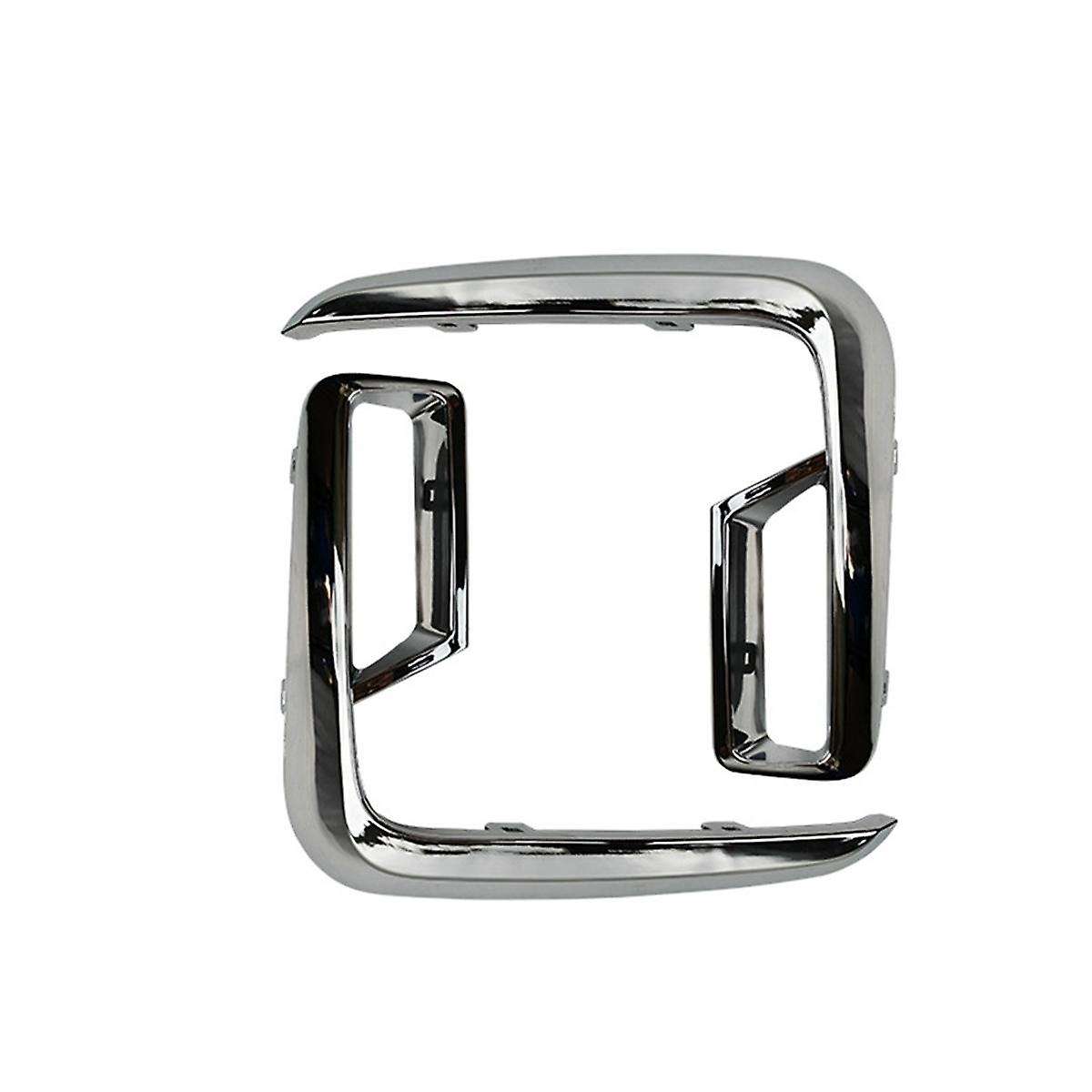 1Pair Front Bumper Fog Lamp Frame Grille Chrome Trim Strips for 7 Series G11 G12 19-2022 5111807958