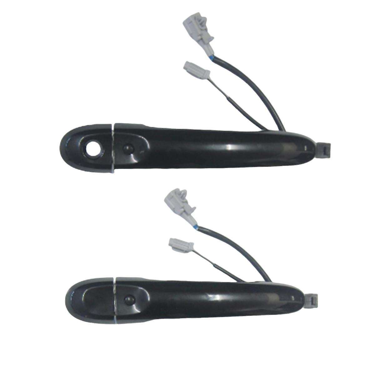 1pair Front Door Handle Keyless Entry 82644-1fa5a 80640-1fa5b for Juke F15 2010-2019 Car Inductive O