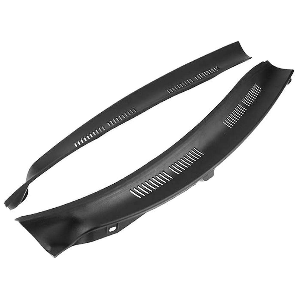 1Pair Front Windshield Wiper Cowl Trim Water Deflector Plate Neck Trim Panel for E-Class W210 1996-2