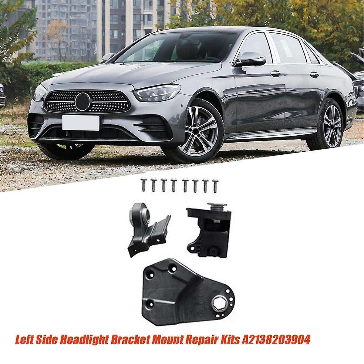 1pair Headlight Holder Repair Bracket Mount Kits A2138203904 A2138204004 for E Class W213 2021-2023