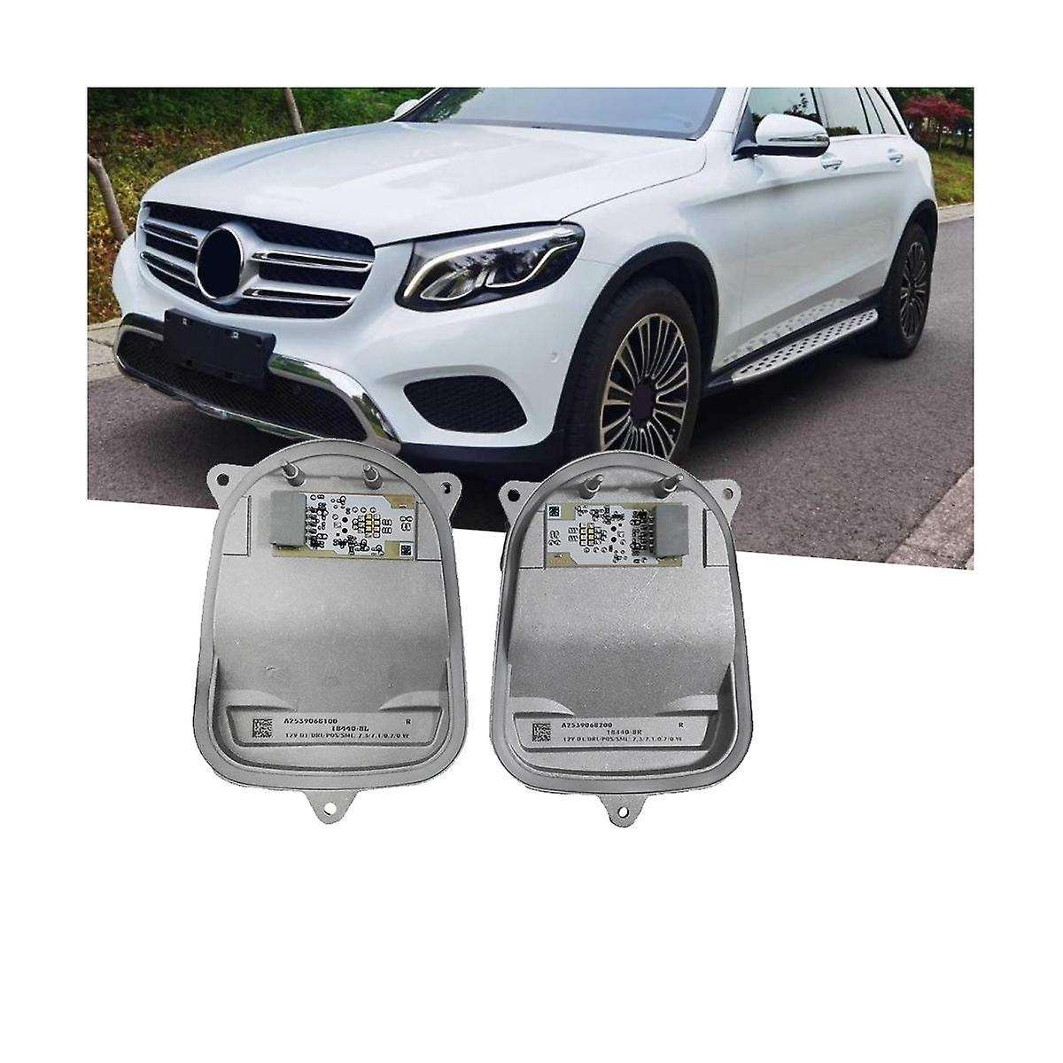 1pair Headlight Led Control Module A2539068100 A2539068200 for Glc X253 2016-2020 Drl Daytime Lamp S