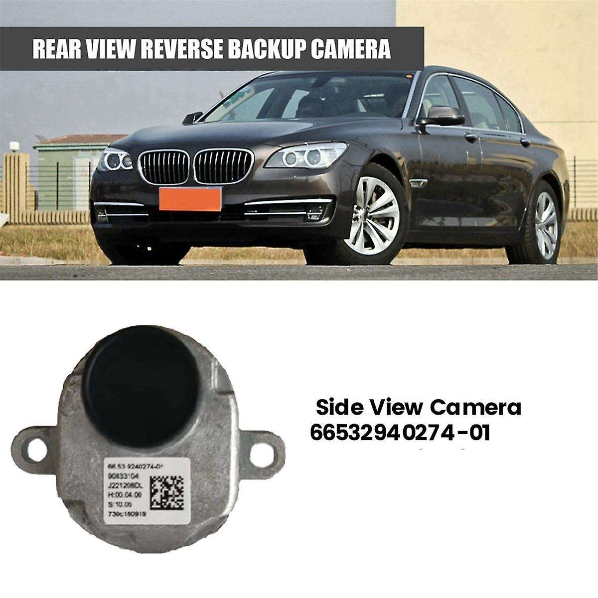 1Pair Side View Camera 66532940274-01 6653294027402 for 3/4/5/6/7/ X5 E70 X6 E71 2010-2019 Reverse