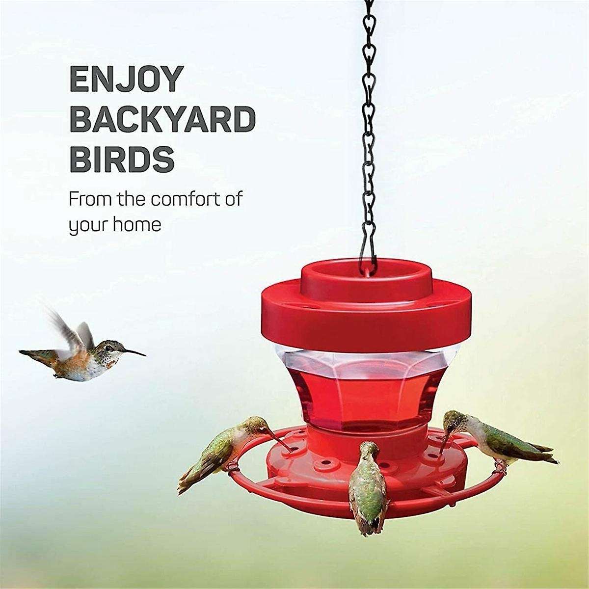 1pcs Bird Feeders for Outdoors- Bee Proof Circular W/ 8 Ports