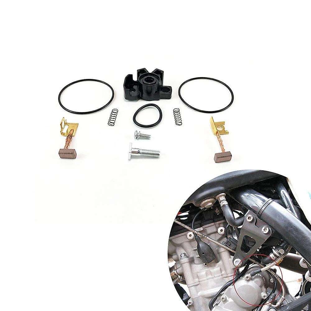 1Pcs Motorcycle Starter Motor Carbon Brush Repair Kit Carbon Brush Repair Kit for EXC-F FC250 2016-