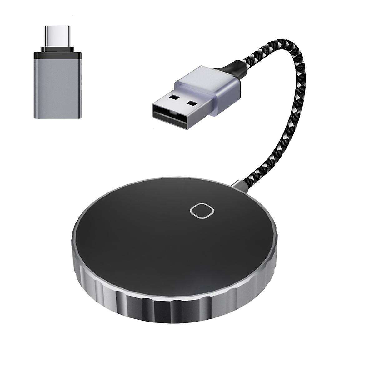 2 in 1 Wireless Carplay Auto Adapter, Fast Carplay Wireless Adapter Convert Wired to Wireless Carpla