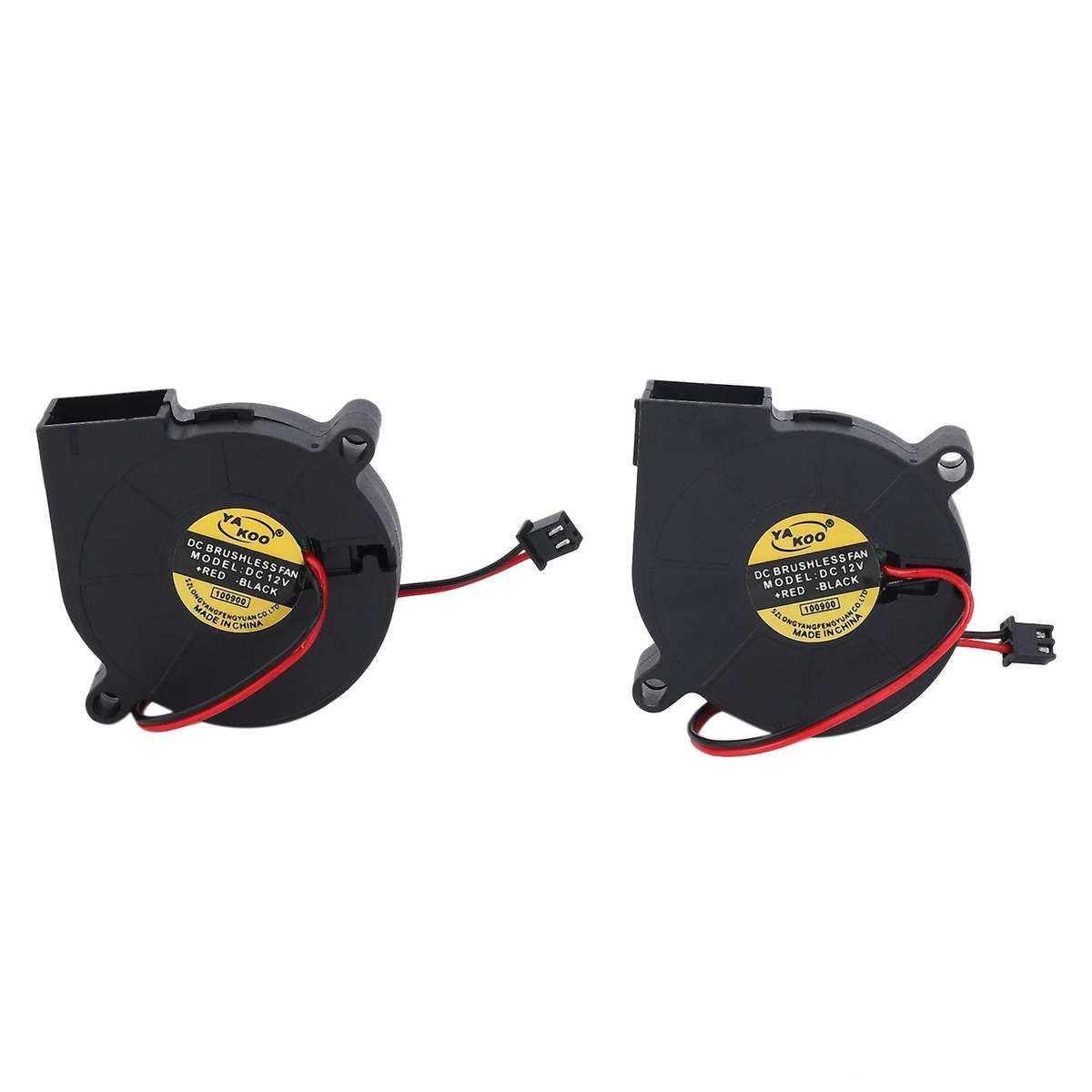 2 Pcs Cooling Blower Fan Dc 12v 0.15a 50mmx15mm Fans for 3d Printer Humidifier Aromatherapy and Oth