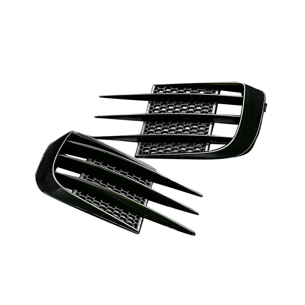 2 Pcs Front Fog Light Hoods Eyebrow Eye Wind Knife Cover Fog Light Grille for Golf 6 Mk6 Vi R R20