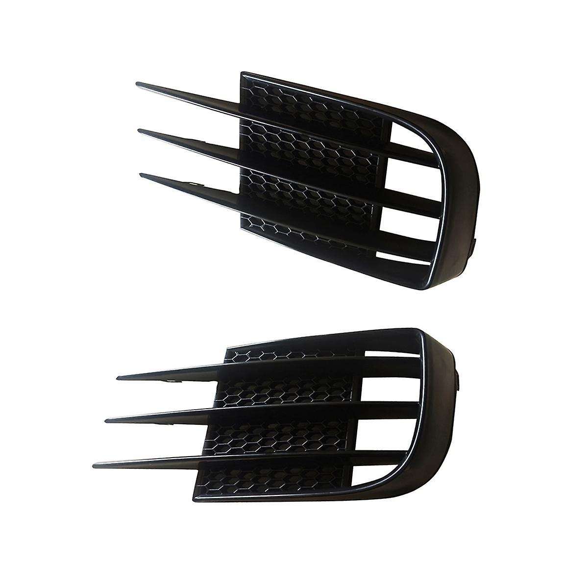 2 Pcs Front Fog Light Hoods Eyebrow Eye Wind Knife Cover Fog Light Grille for Golf 6 Mk6 Vi R R20