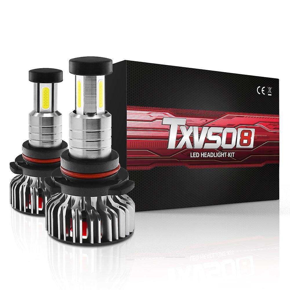 2 Pcs X3 9006 Bulbs, 110W 26000 Lumens Super Bright LED Waterproof Headlights Conversion Kit 6000K C
