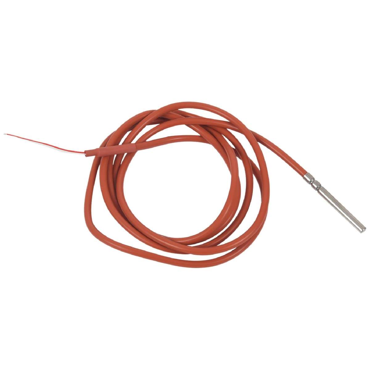2 Wire PT1000 Temperature Sensor Thermistor Silicone Coated 1.5Meters Probe 45mm x 5mm -50-180 Cent