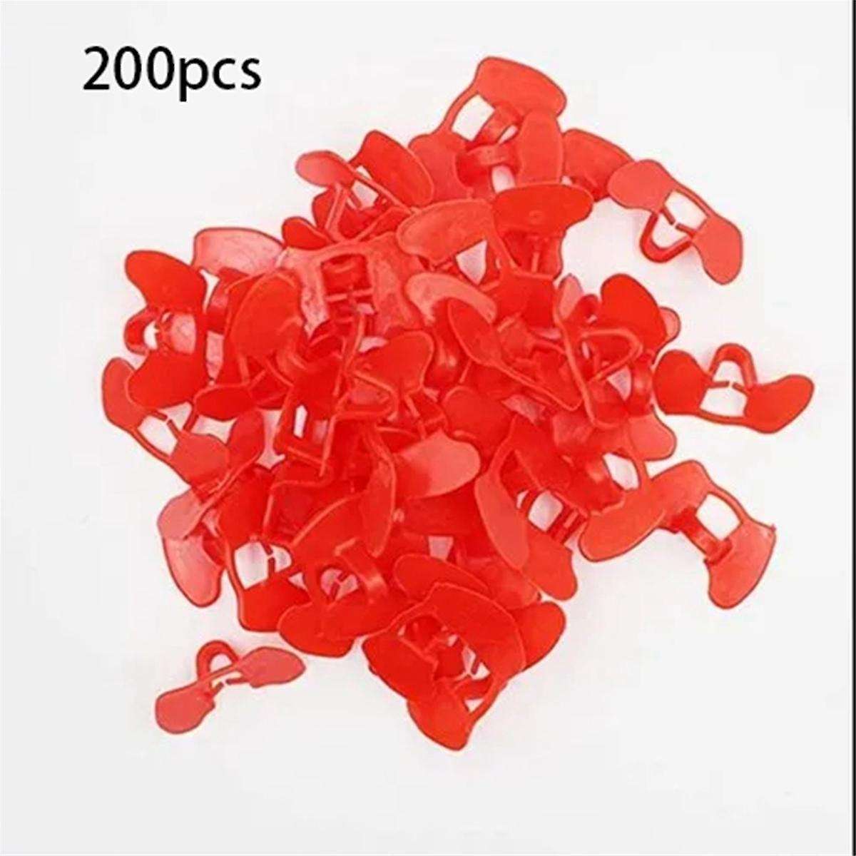 200 Pieces of Glasses for Preventing Chicken Pecking, Anti-Fighting Goggles, Non-Stick Chicken Glas