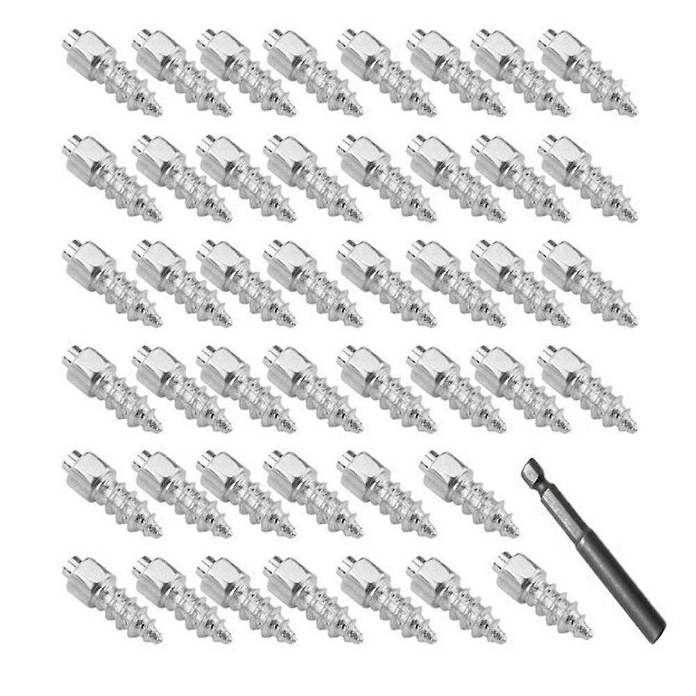200PCS 9mm Tire Studs Carbide Screw Spikes Anti-Slip Anti-Ice for Car/SUV/ATV/UTV with Installation
