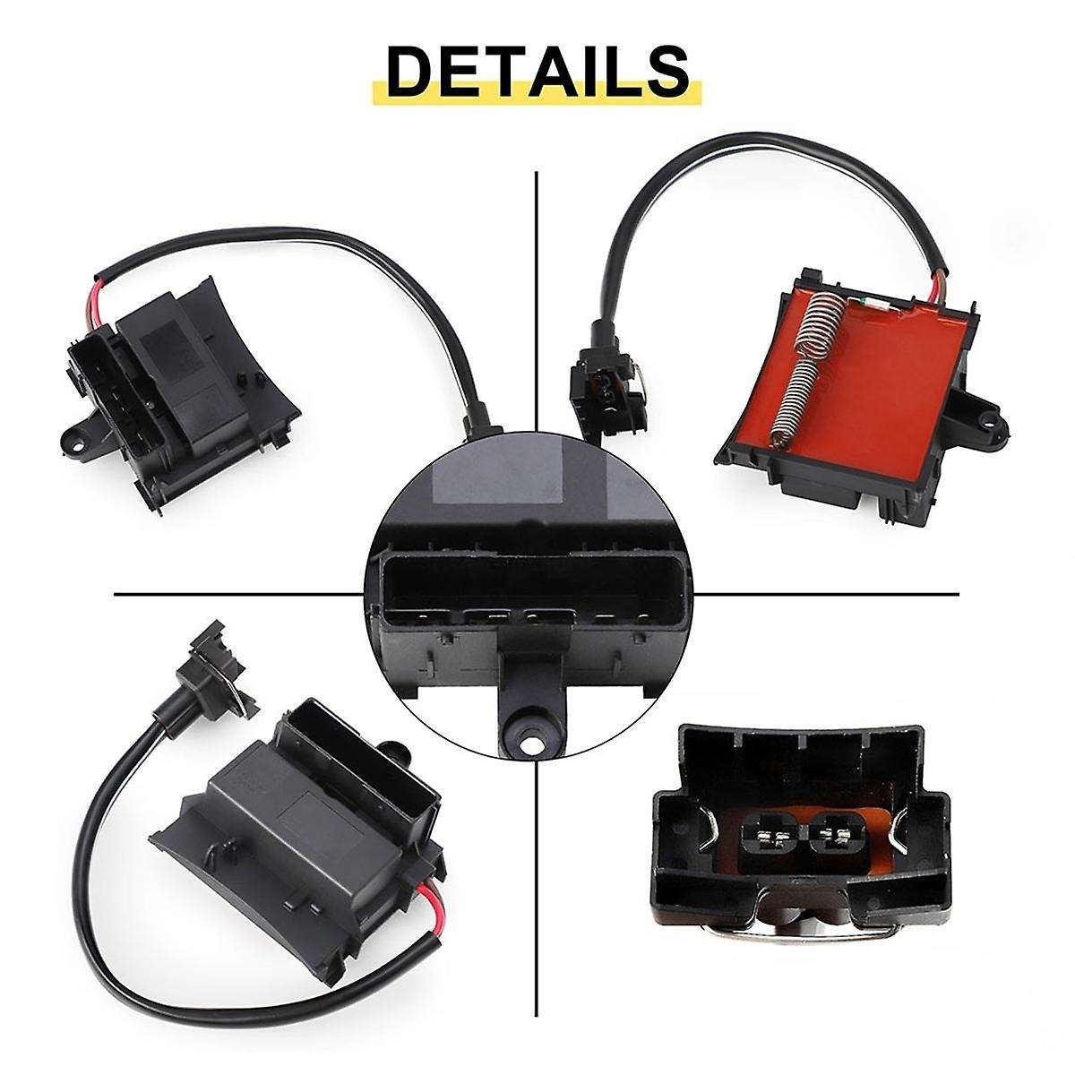Cooling Radiator Single Fan Relay Module Heater Resistor for Opel Vectra C 2002-2008 1379151 0920280
