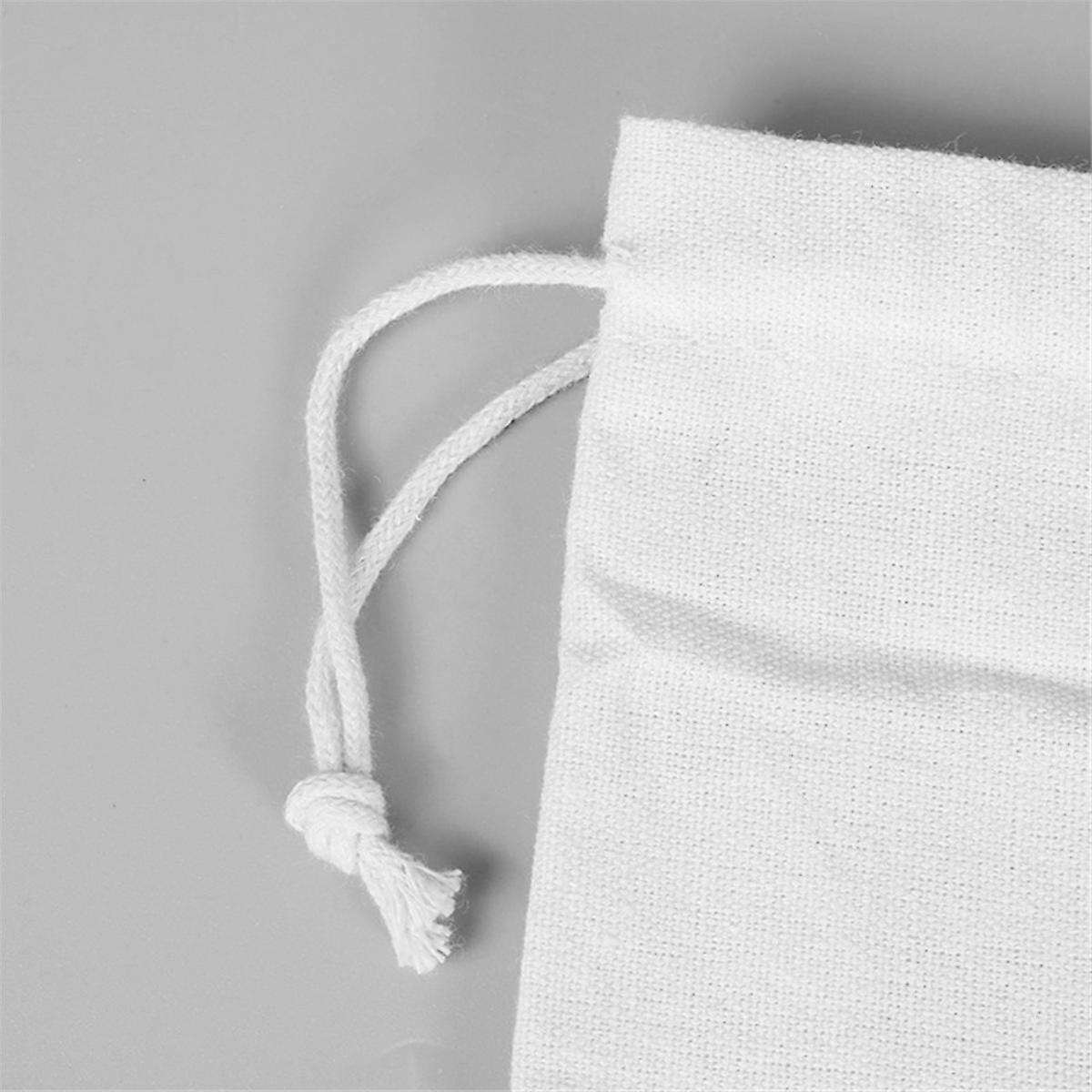 Cotton Drawstring Bags Muslin Bags Sachet Bag for Home Drawstring Cotton Storage Bag Advertising Bun