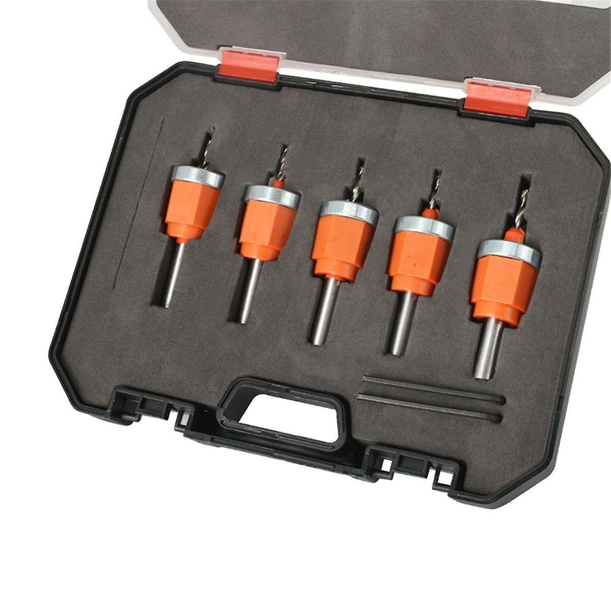 Countersink Drills Woodworking Hole Opener Drill Bit Router Core Limiter Countersunk Head Screw Ope