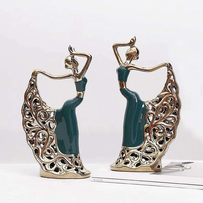 Dancer Figurine Home Decoration Accessories Dancer Figurines Art Ornament Ceramics Sculpture Model