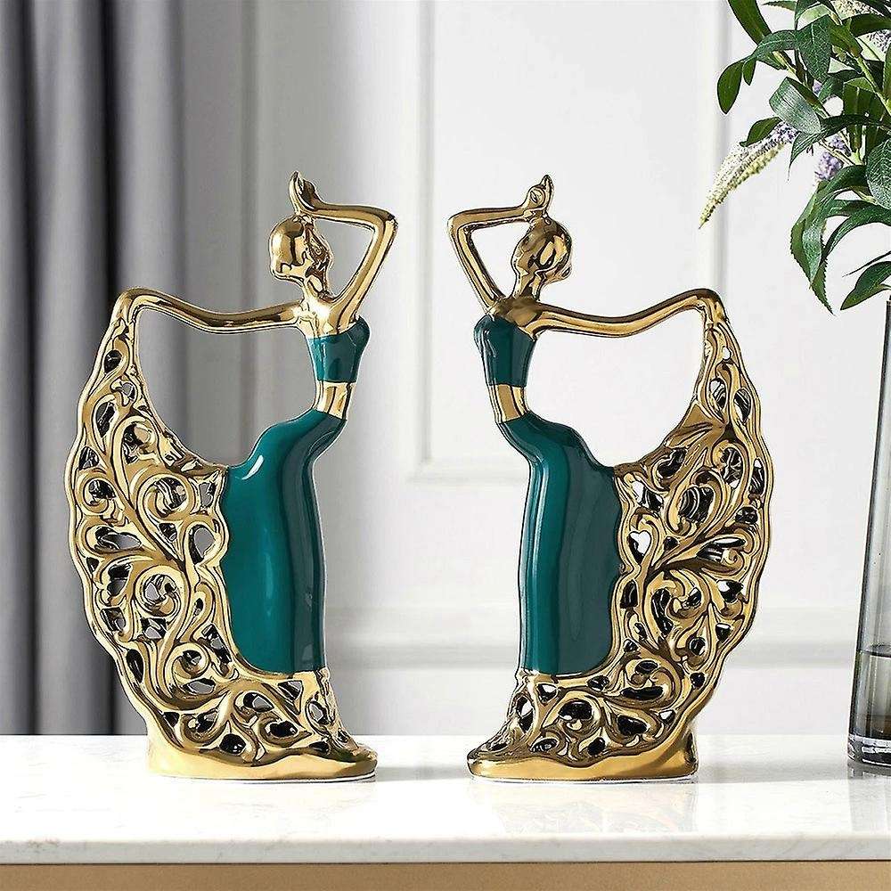 Dancer Figurine Home Decoration Accessories Dancer Figurines Art Ornament Ceramics Sculpture Model