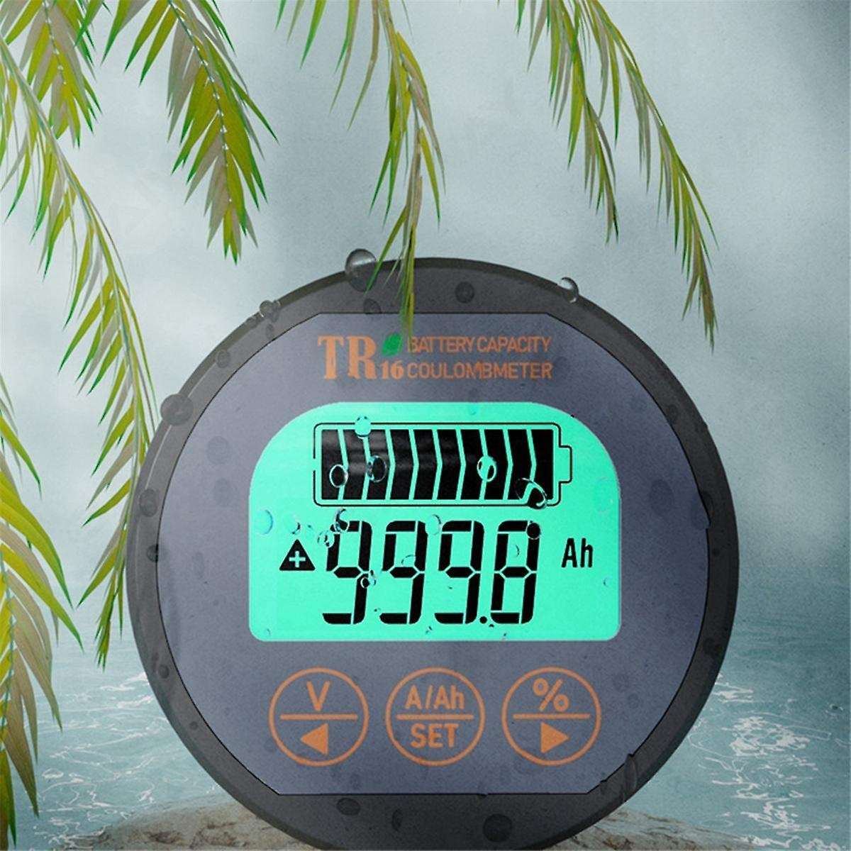 DC 8-80V 350A TR16 Battery Tester Coulomb Counter Meter Battery Capacity Indicator Ammeter Voltmeter