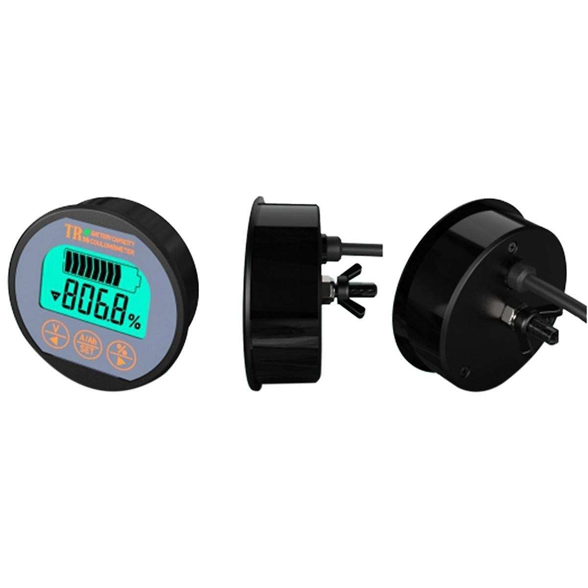 DC 8-80V 350A TR16 Battery Tester Coulomb Counter Meter Battery Capacity Indicator Ammeter Voltmeter