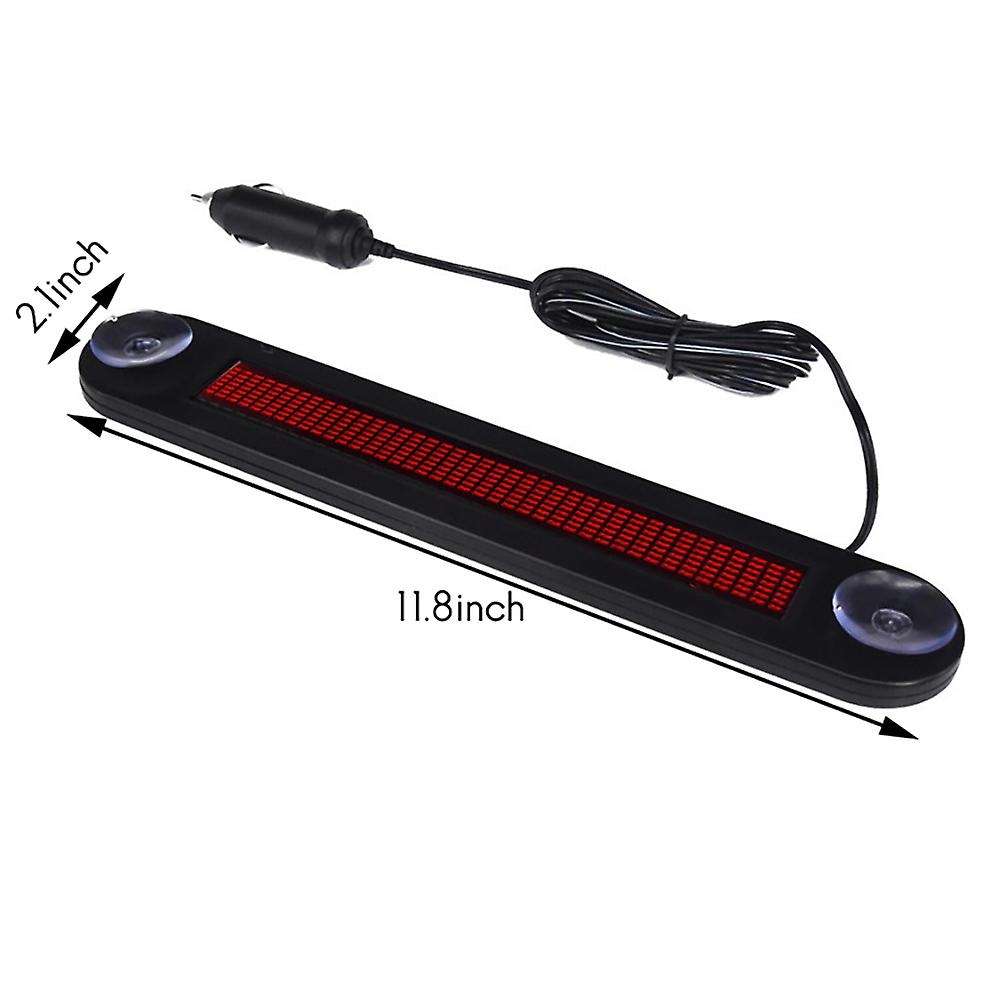 DC12V Remote Red Led Car Sign Programmable Scrolling Message Sign Board for Cars,Shop for Russian