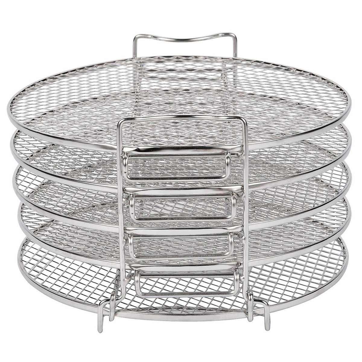 Dehydrator Rack for Ninja Foodi 6.5 & 8 Qt, Pot Duo Crisp 8 Qt. Stainless Steel 5 Stackable Layers