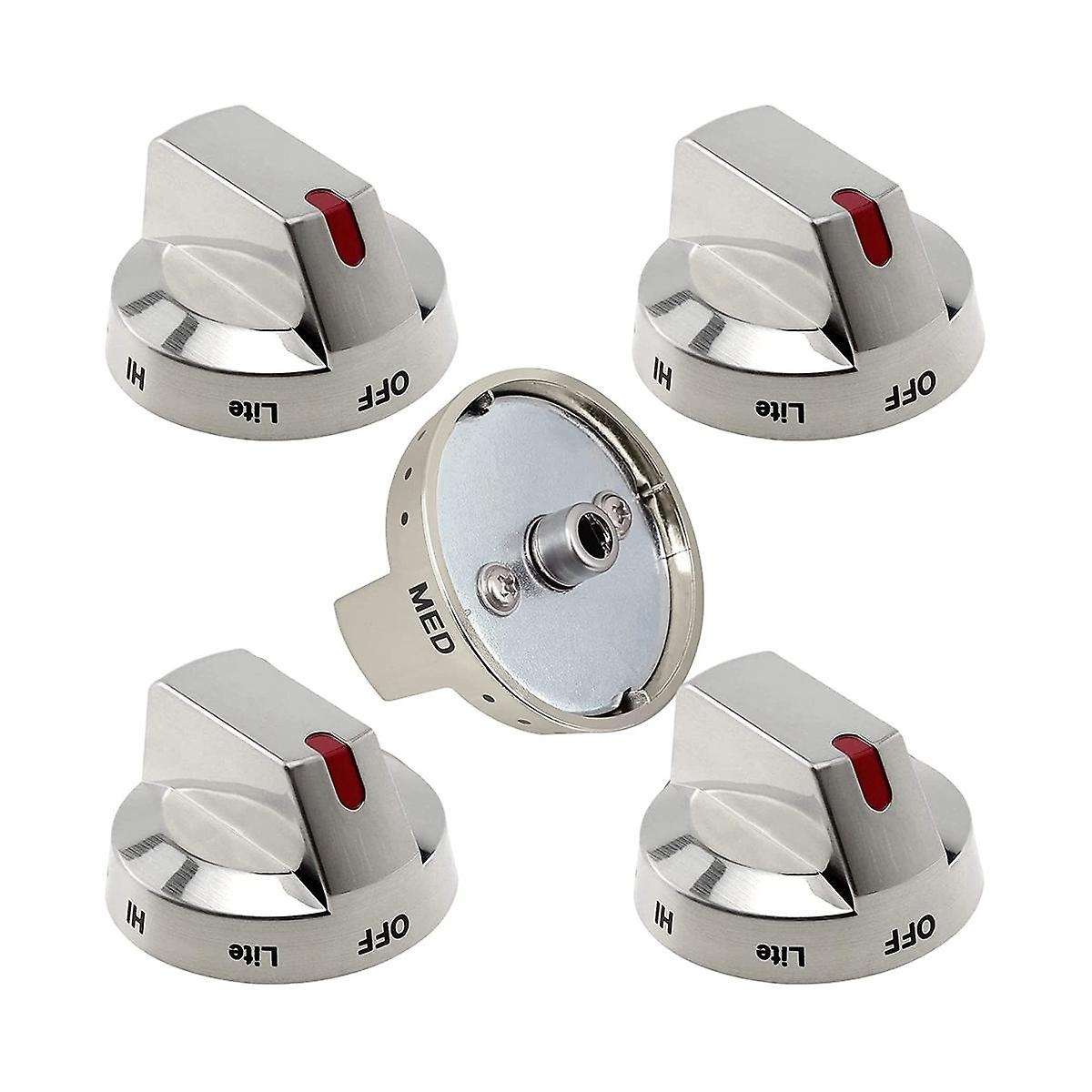 Dg64-00473a Top Burner Dial Knobs for Range Oven Gas Range Replacement Nx58f5700ws Nx58h5600ss Nx58