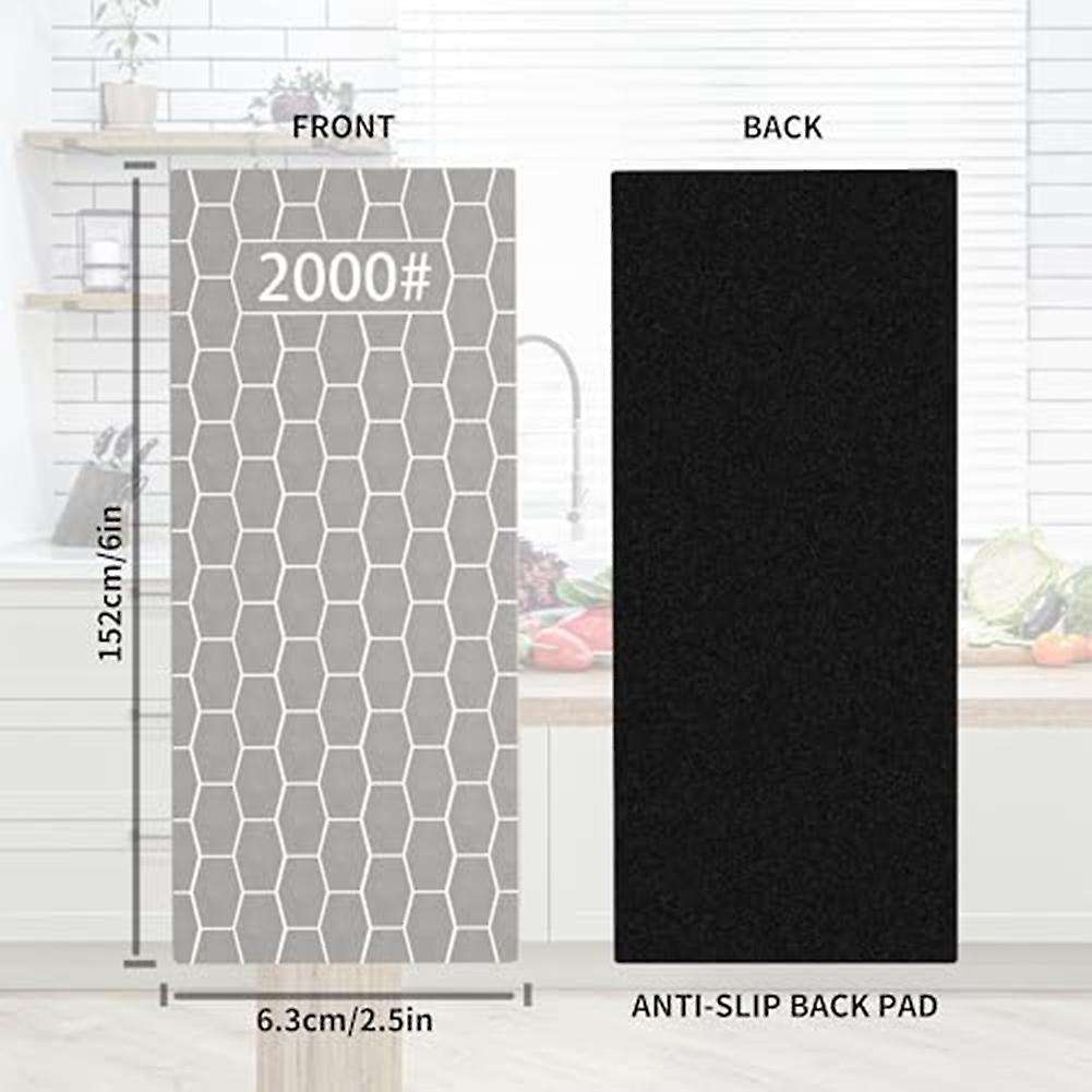 Diamond Sharpening , 5pcs Diamond Sharpening Plates with Honeycomb Surface Plate 200/400/600/1000/20