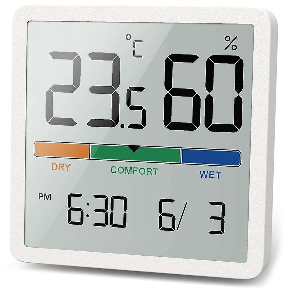 Digital -Hygrometer, Portable Indoor Thermometer-Hygrometer for Room Climate Control, Room Air Monit