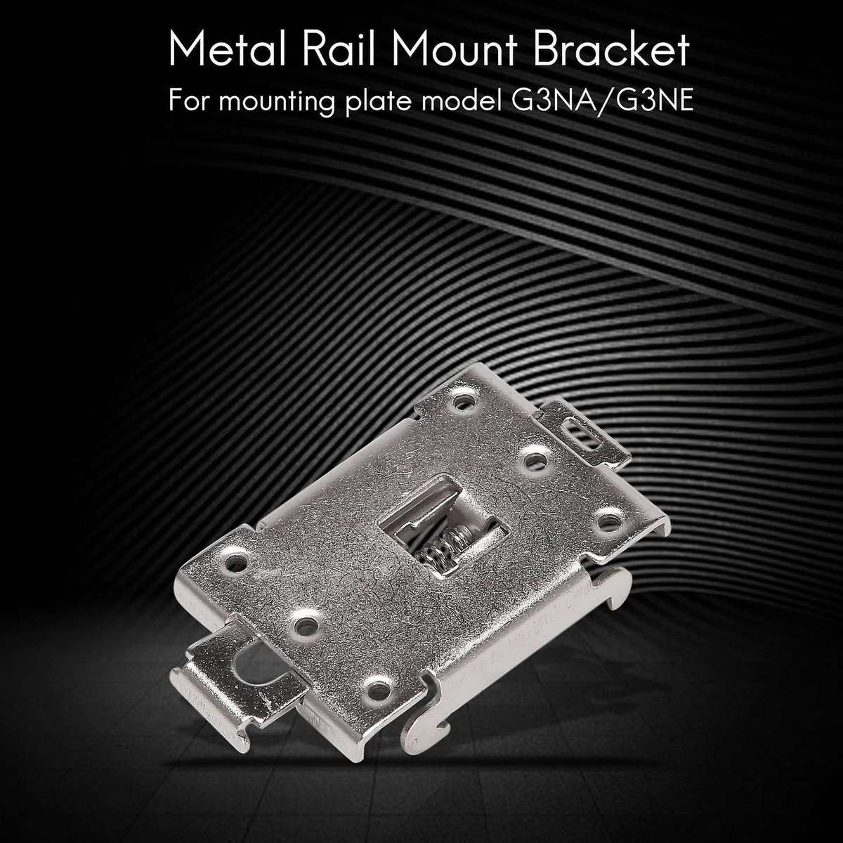 DIN Rail Mount Bracket Equipment Rack G3NE G3NA Electrical Compatible SSR R99-12 Fins