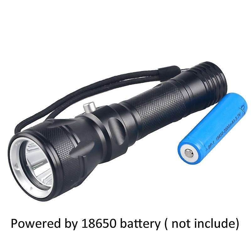 Diver Torch LED Waterproof Scuba Diving Flashlight Dive Underwater 100M Torches Lamp