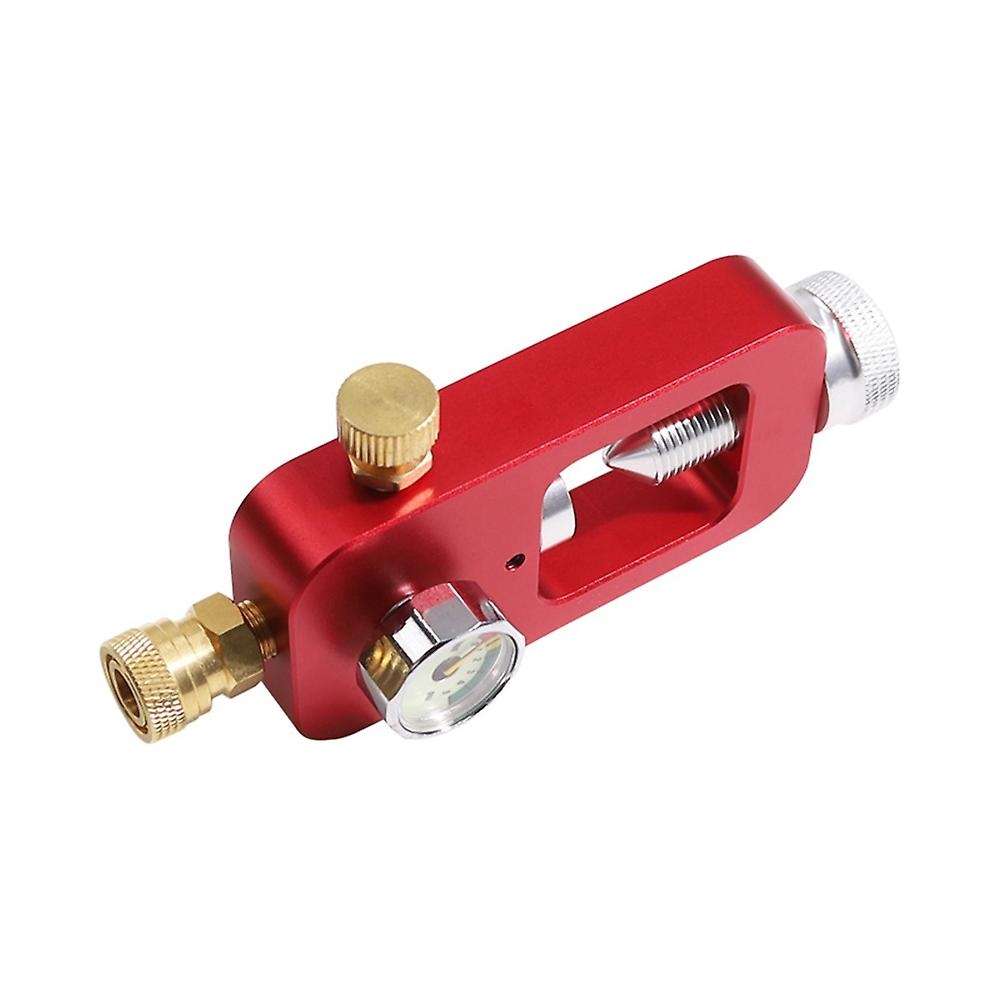 Diving Tank Refill Adapter with 5000Psi Pressure Gauge Diving Oxygen Cylinder Refill Adapter for Oxy