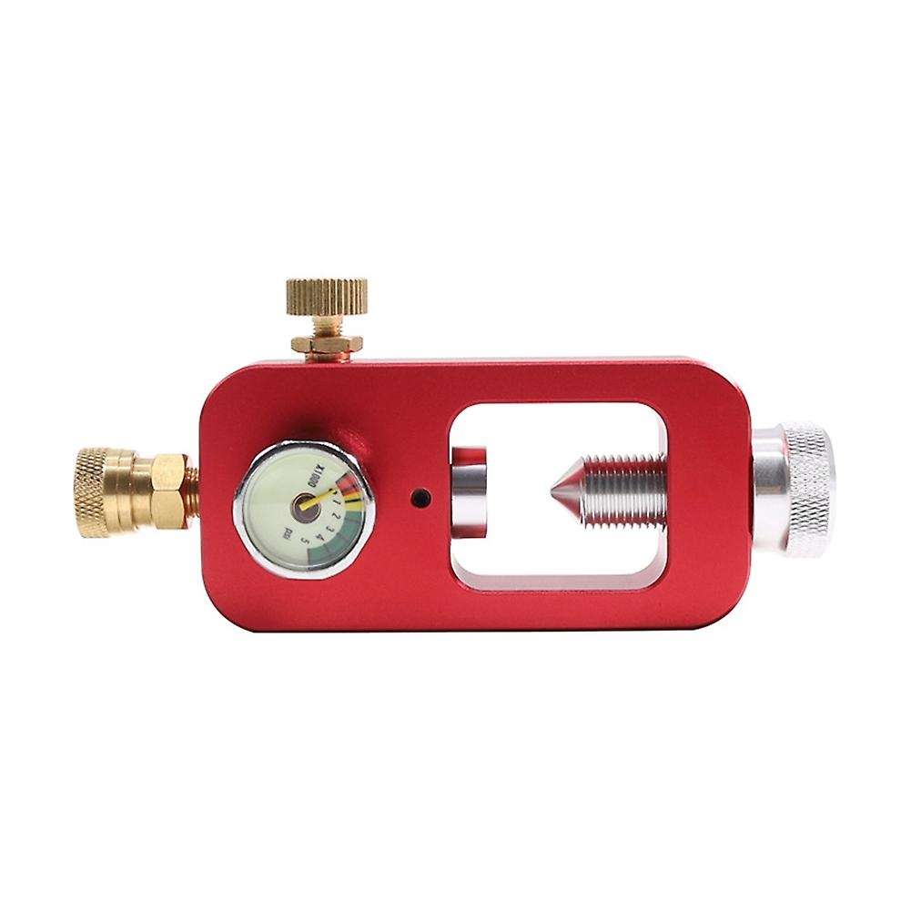 Diving Tank Refill Adapter with 5000Psi Pressure Gauge Diving Oxygen Cylinder Refill Adapter for Oxy