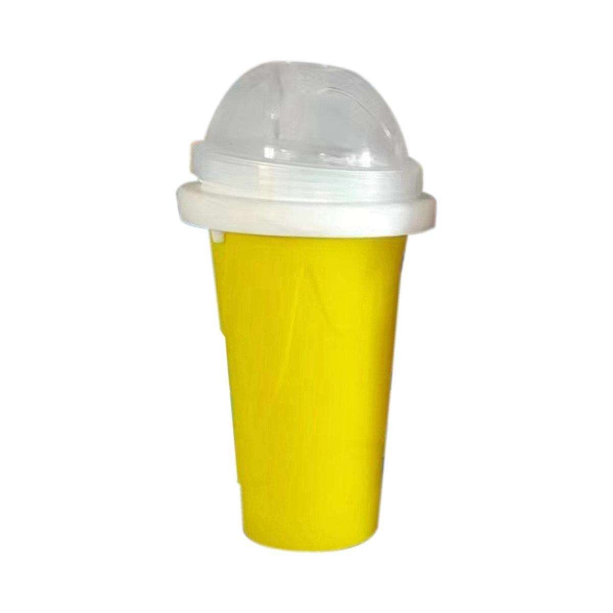 DIY Magic Slushy Maker Squeeze Cup, Portable Smoothie Squeeze Cup for Juices, Milk and Ice Cream Mak
