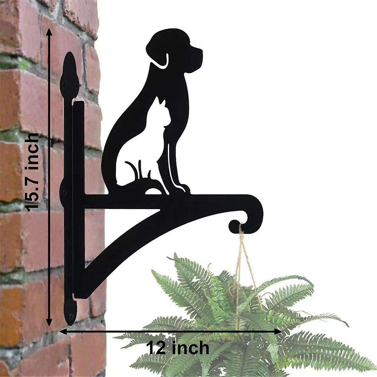 Dog Hanging Plant Hanger Bracket for Bird Feeders, Suitable for Wind Chimes, Flower Pots and Lantern