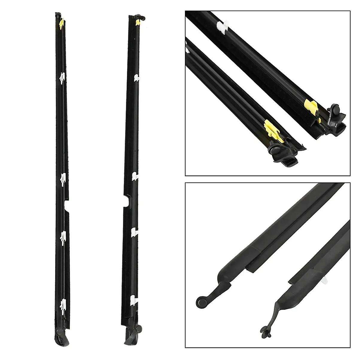 Door Glass Window Weatherstrip Seals Set NA01-58-810F NA01-59-810F for Miata 1990-2005