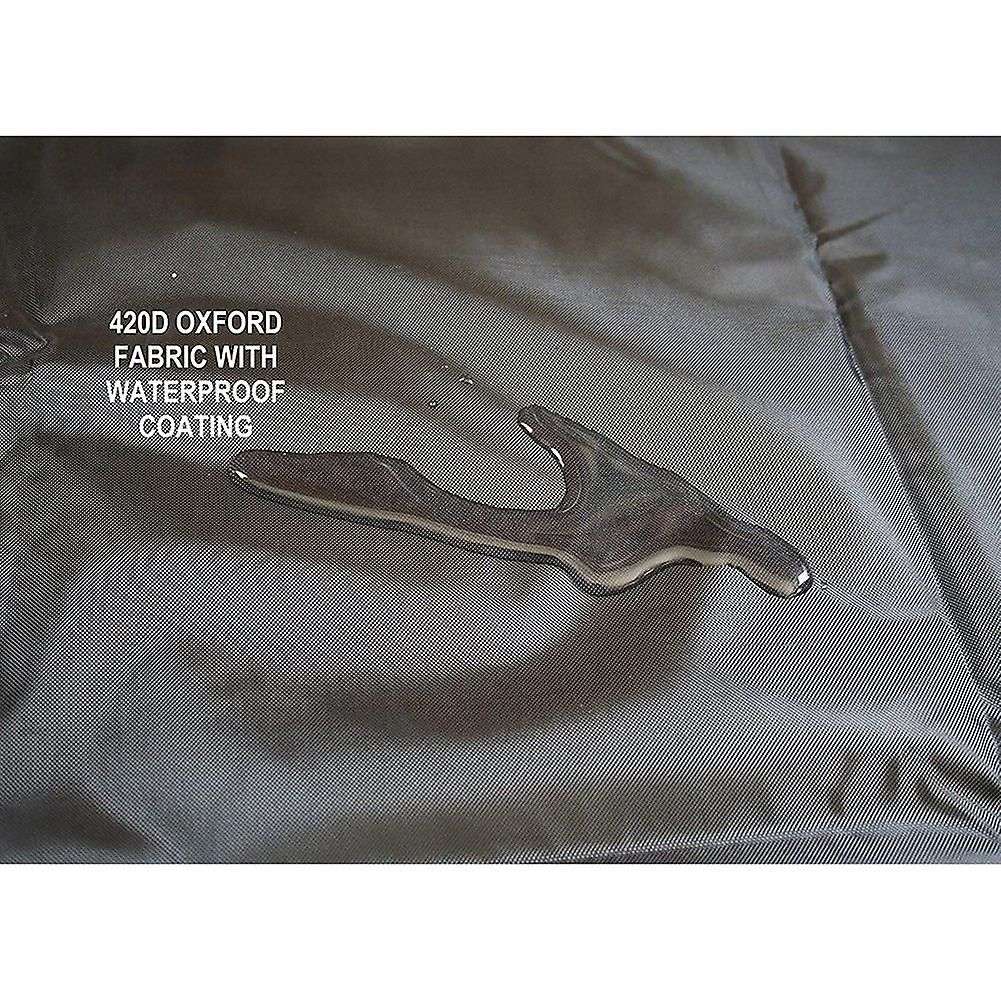 Drum Set Cover - Premium Black Waterproof 420d Oxford Fabric with Silver Coating - Anti Uv-rays Pro