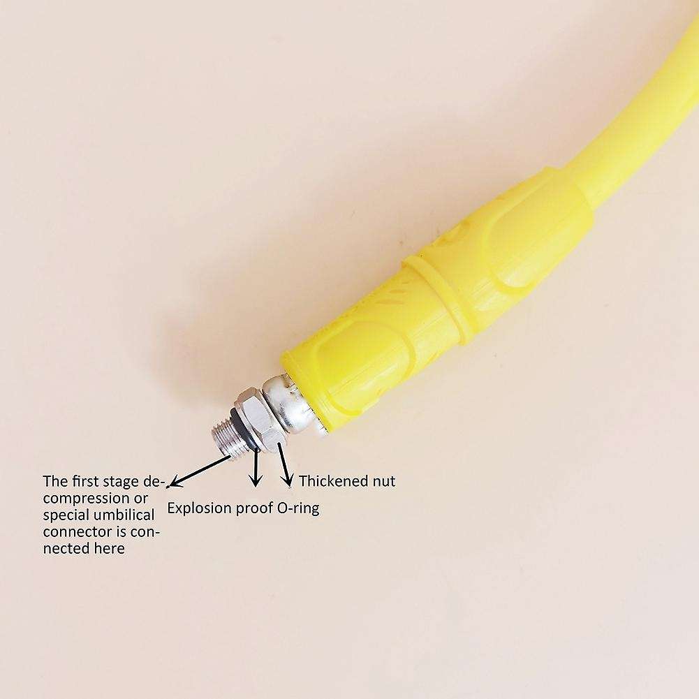 Durable Scuba Diving BCD Medium Pressure Hose Scuba Diving Regulator