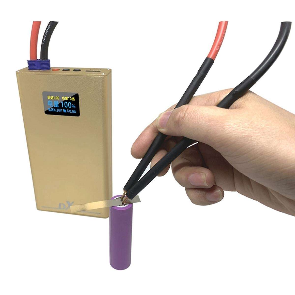 Dx10 5300 Mah Portable Spot Welder Oled Adjustable Battery Spot Welding Machine Welder Tools Spot